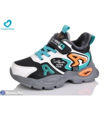 Дитячі кросівки на весну/осінь (7 пар р.28-33) чорний  "Comfort-baby"