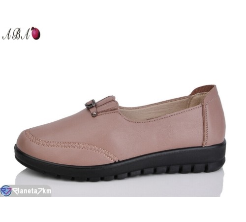 Туфлі жіночі на весну/осінь (8 пар р.38-43) коричневий  "Aba"