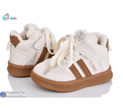 Дитячі кросівки на весну/осінь (8 пар р.21-26) бежевий  "BBT"