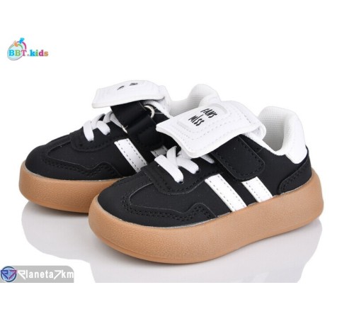 Дитячі кросівки на весну/осінь (8 пар р.21-26) чорний  "BBT"