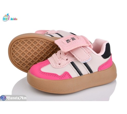 Дитячі кросівки на весну/осінь (8 пар р.21-26) рожевий  "BBT"