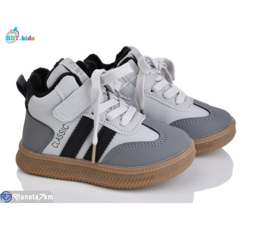 Дитячі кросівки на весну/осінь (8 пар р.26-31) сірий  "BBT"