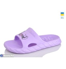 Шлепки жіночі на літо (8 пар р.36-41) фіолетовий  "LOTTOS"