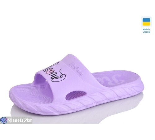 Шлепки жіночі на літо (8 пар р.36-41) фіолетовий  "LOTTOS"