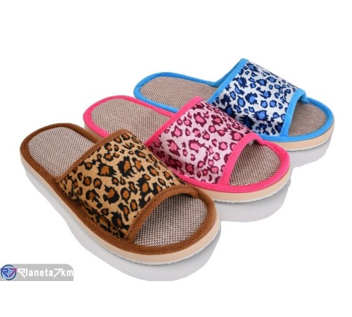 Тапки жіночі на весну/осінь (12 пар р.36-41) мікс  "Mirella"