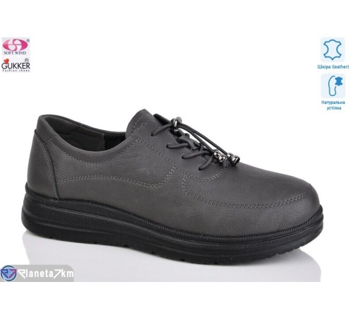 Туфлі жіночі на весну/осінь (8 пар р.37-42) сірий  "Gukkcr"