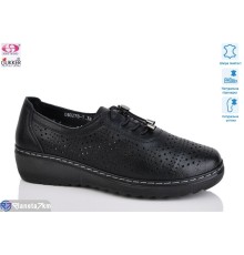 Туфлі жіночі на літо (8 пар р.37-42) чорний  "Gukkcr"