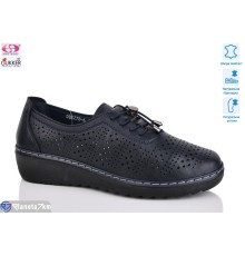 Туфлі жіночі на літо (8 пар р.37-42) синій  "Gukkcr"