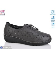 Туфлі жіночі на літо (8 пар р.37-42) сірий  "Gukkcr"