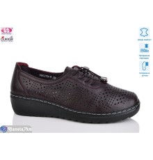 Туфлі жіночі на літо (8 пар р.37-42) бордовий  "Gukkcr"