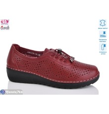 Туфлі жіночі на літо (8 пар р.37-42) червоний  "Gukkcr"