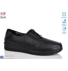 Туфлі жіночі на весну/осінь (6 пар р.41-43) чорний  "Gukkcr"