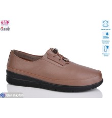 Туфлі жіночі на весну/осінь (6 пар р.41-43) коричневий  "Gukkcr"