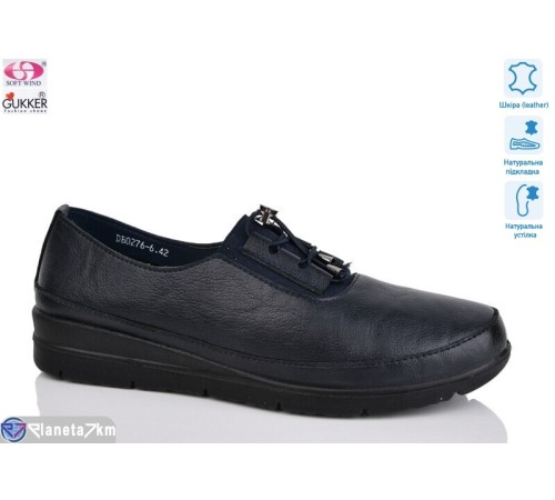 Туфлі жіночі на весну/осінь (6 пар р.41-43) синій  "Gukkcr"