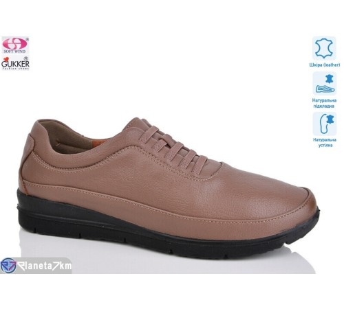 Туфлі жіночі на весну/осінь (6 пар р.41-43) коричневий  "Gukkcr"