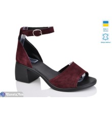 Босоніжки жіночі на літо (6 пар р.36-41) бордовий  "LIKA"