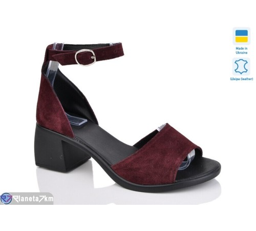 Босоніжки жіночі на літо (6 пар р.36-41) бордовий  "LIKA"