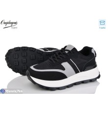 Кросівки жіночі на весну/осінь (8 пар р.37-41) чорний  "Dageni"