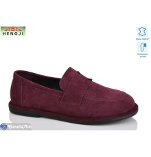 Туфлі жіночі на весну/осінь (8 пар р.36-41) бордовий  "HENGJI-ELENA"