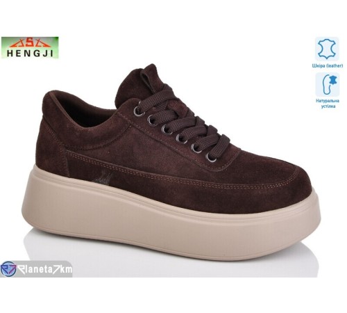 Кросівки жіночі на весну/осінь (8 пар р.36-41) коричневий  "HENGJI-ELENA"