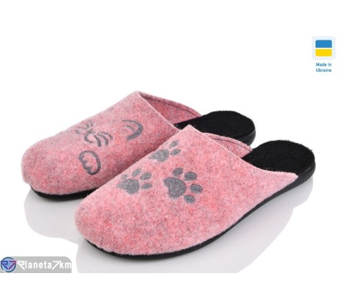 Тапки жіночі на весну/осінь (6 пар р.37-41) рожевий  "INPIRE"