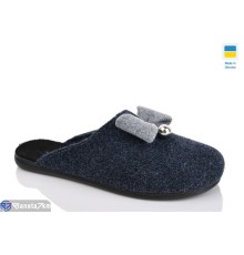 Тапки жіночі на весну/осінь (6 пар р.37-41) синій  "INPIRE"