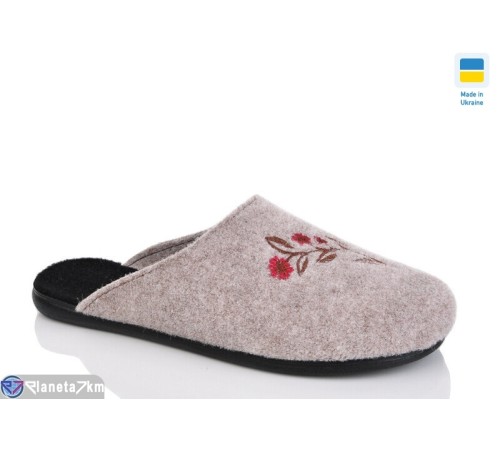 Тапки жіночі на весну/осінь (6 пар р.37-41) бежевий  "INPIRE"