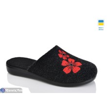 Тапки жіночі на весну/осінь (6 пар р.37-41) чорний  "INPIRE"