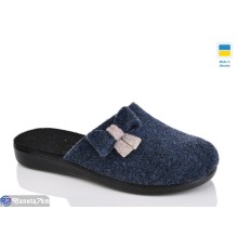 Тапки жіночі на весну/осінь (6 пар р.37-41) синій  "INPIRE"