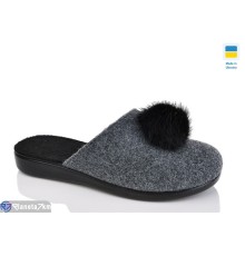 Тапки жіночі на весну/осінь (6 пар р.37-41) сірий  "INPIRE"