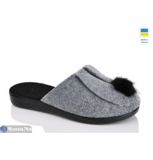 Тапки жіночі на весну/осінь (6 пар р.37-41) сірий  "INPIRE"