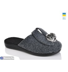Тапки жіночі на весну/осінь (6 пар р.37-41) сірий  "INPIRE"