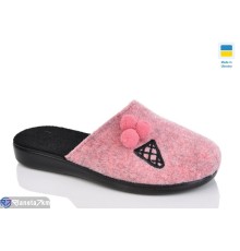 Тапки жіночі на весну/осінь (6 пар р.37-41) рожевий  "INPIRE"