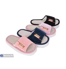 Тапки жіночі на весну/осінь (12 пар р.36-41) мікс  "LUXORIS"