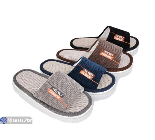 Тапки чоловічі на весну/осінь (12 пар р.40-45) мікс  "LUXORIS"