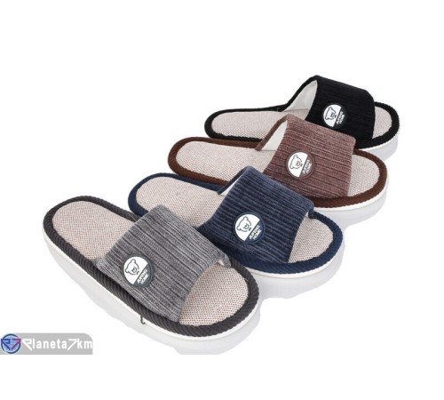 Тапки чоловічі на весну/осінь (12 пар р.40-45) мікс  "LUXORIS"