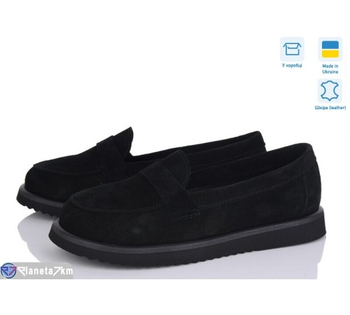 Туфлі жіночі на весну/осінь (6 пар р.36-40) чорний  "Linda"