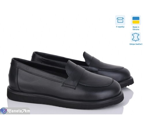 Туфлі жіночі на весну/осінь (6 пар р.36-40) чорний  "Linda"