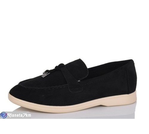 Туфлі жіночі на весну/осінь (8 пар р.36-41) чорний  "CLAN"