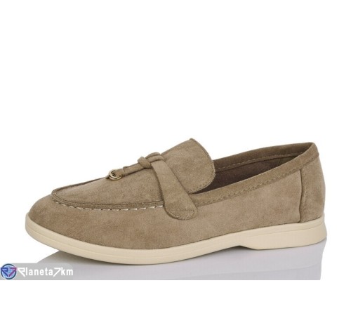 Туфлі жіночі на весну/осінь (8 пар р.36-41) коричневий  "CLAN"