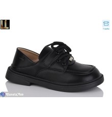Дитячі туфлі на весну/осінь (8 пар р.31-36) чорний  "Lilin"