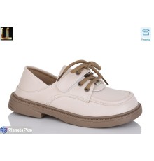 Дитячі туфлі на весну/осінь (8 пар р.31-36) бежевий  "Lilin"