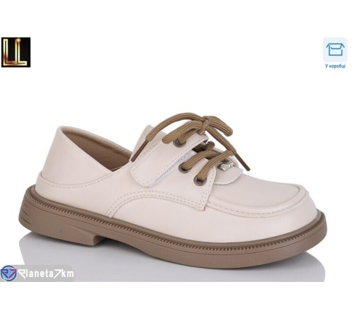 Дитячі туфлі на весну/осінь (8 пар р.31-36) бежевий  "Lilin"