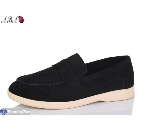 Туфлі жіночі на весну/осінь (8 пар р.36-41) чорний  "Aba"