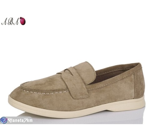 Туфлі жіночі на весну/осінь (8 пар р.36-41) коричневий  "Aba"