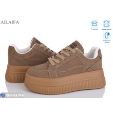 Кросівки жіночі на весну/осінь (8 пар р.36-41) коричневий  "Latifa"