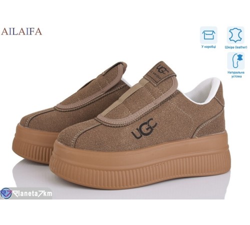 Кросівки жіночі на весну/осінь (8 пар р.36-41) коричневий  "Latifa"