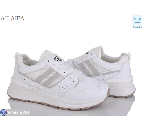 Кросівки жіночі на весну/осінь (8 пар р.36-41) білий  "Latifa"