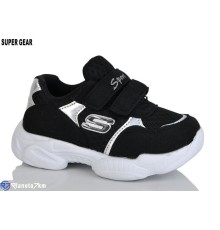 Дитячі кросівки на весну/осінь (6 пар р.26-31) чорний  "Super Gear"