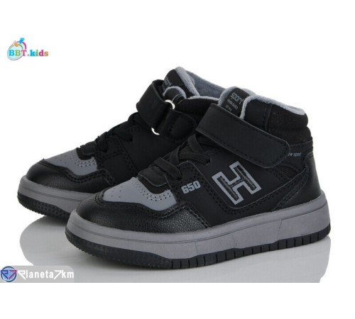 Дитячі кросівки на весну/осінь (8 пар р.26-31) чорний  "BBT"